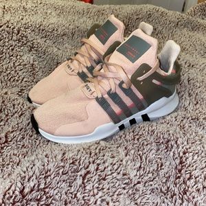 Adidas EQT Support kids size 6/ womens 7.5 lightly worn/ pink & grey